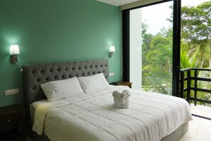 Luxury Suite, 2 Bedrooms | Egyptian cotton sheets, premium bedding, in-room safe - Kiin Luxury Condos Riviera Maya (Akumal)