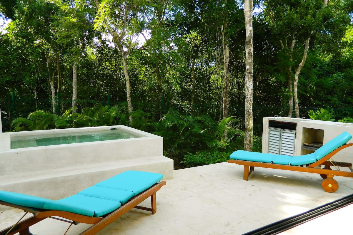 Residenza, 2 camere da letto, piscina privata | Terrazza/patio