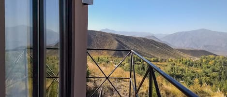 Blick von der Unterkunft