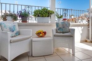 Suite Panoramique, 1 chambre, terrasse, vue océan | Terrasse/Patio