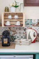 Panoramic-Suite, 1 Schlafzimmer, Terrasse, Meerblick | Essbereich im Zimmer