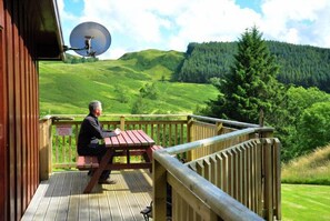 Balcony view - Beech lodge (Oban)