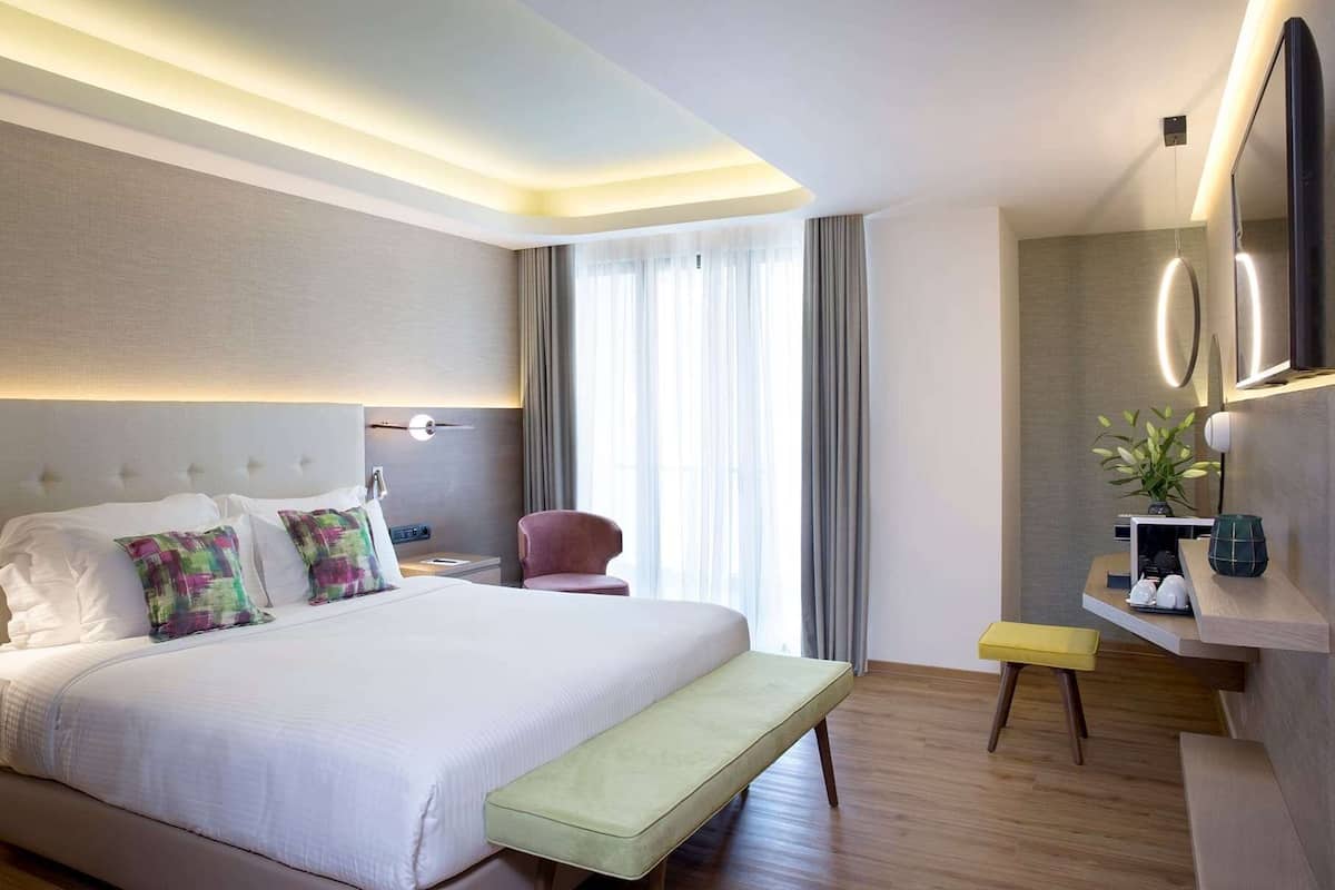 1 bilik tidur, cadar kapas Mesir, peralatan tempat tidur premium