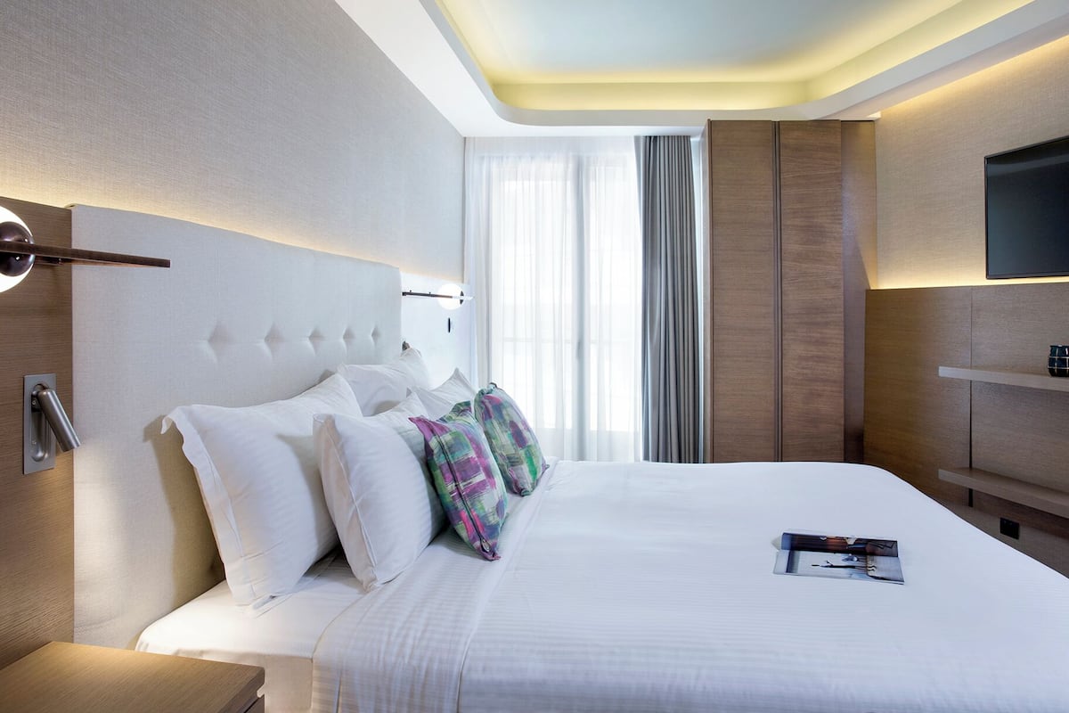 Classic Room, 1 Katil Raja (King), Courtyard View | 1 bilik tidur, cadar kapas Mesir, peralatan tempat tidur premium