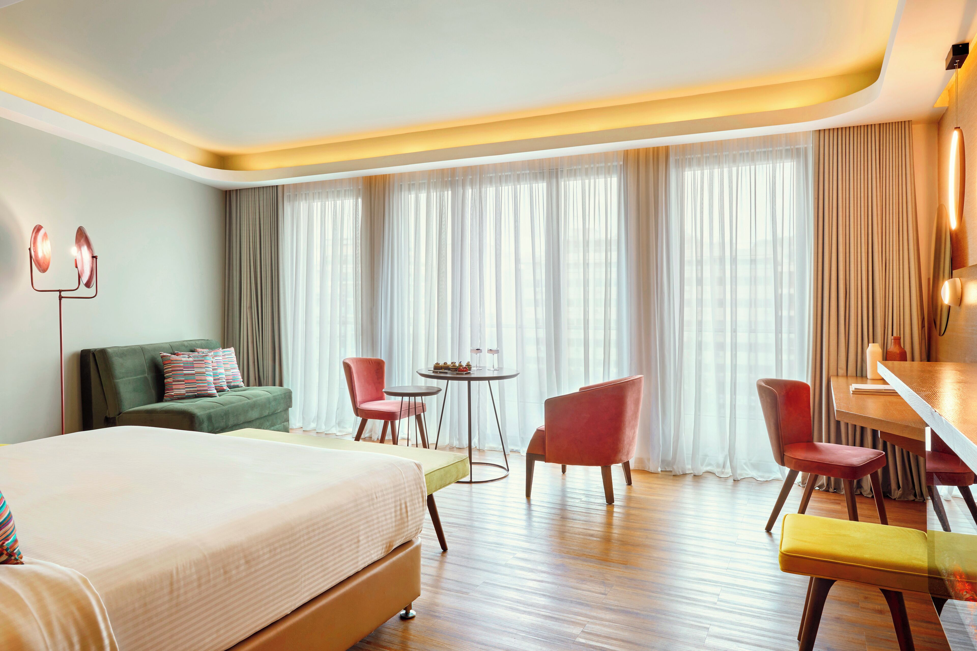 1 개의 침실, 이집트산 면 시트, 고급 침구, 미니바