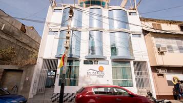 Majoituspaikan julkisivu