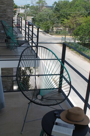 Comfort-Zimmer, Balkon, Gartenblick | Balkon