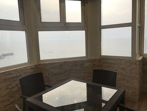 Luxury Apartment, 2 Bedrooms, Beach View | Living area | TV - Dar Effat (Alexandria)