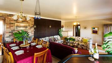 Apartment, 3 Bedrooms, Private Pool | Living area | Flat-screen TV, Netflix, DVD player