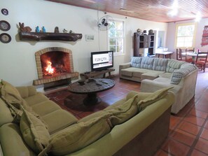 Sala de estar en el lobby