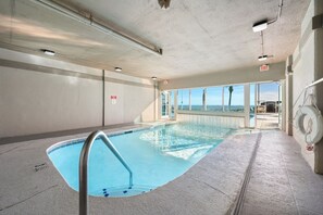 Indoor pool, a heated pool