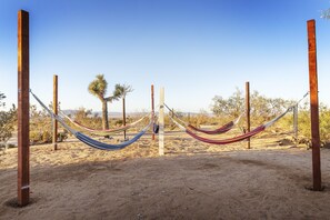 Sun loungers, beach towels