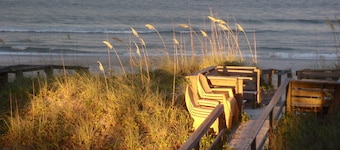OCEAN FRONT! SUPER CLEAN!!! see reviews.. .Private boardwalk beach access!
