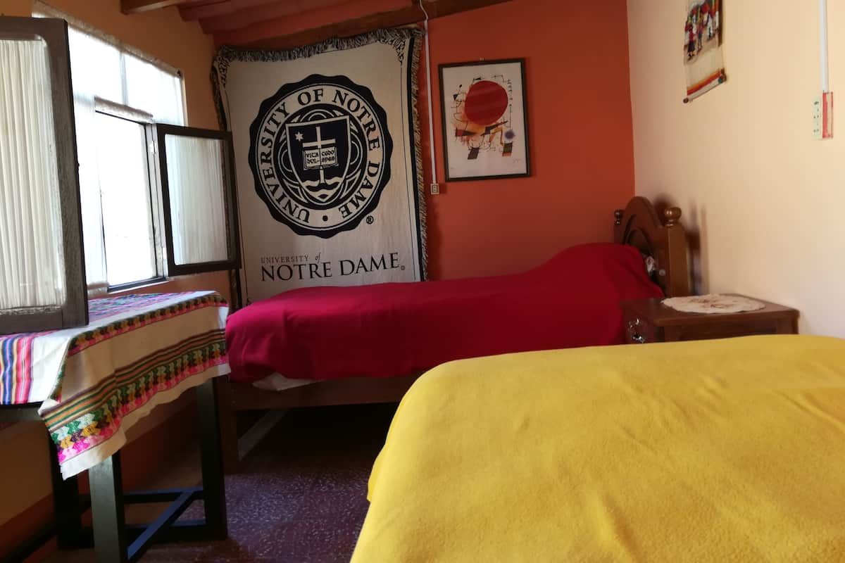 Room, 2 Single Beds, Shared Bathroom | Iron/ironing board (on request)