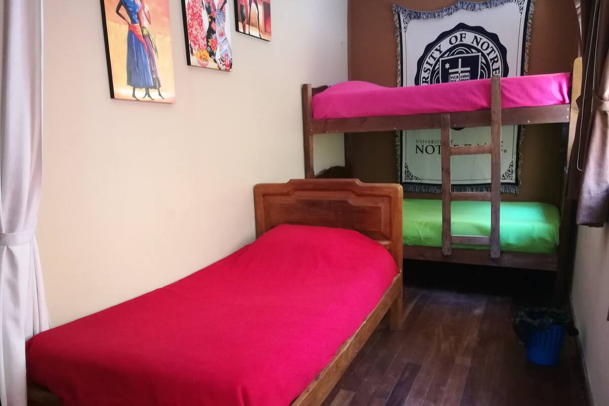 Basic Triple Room, 3 Single Beds, Private Bathroom | Iron/ironing board, free wired Internet