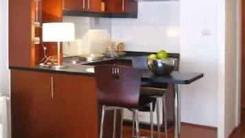 Microwave, oven, coffee/tea maker, toaster