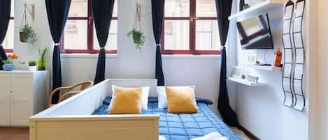 1 soveværelse, strygejern/strygebræt, Wi-Fi, sengetøj