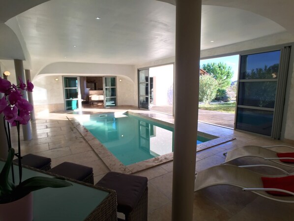 Indoor pool, outdoor pool