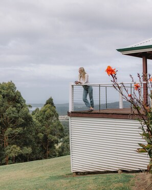 Deluxe-Bungalow, Meerblick | Terrasse/Patio