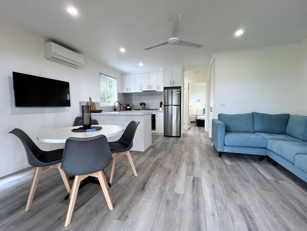 Familien-Ferienhütte | Wohnbereich