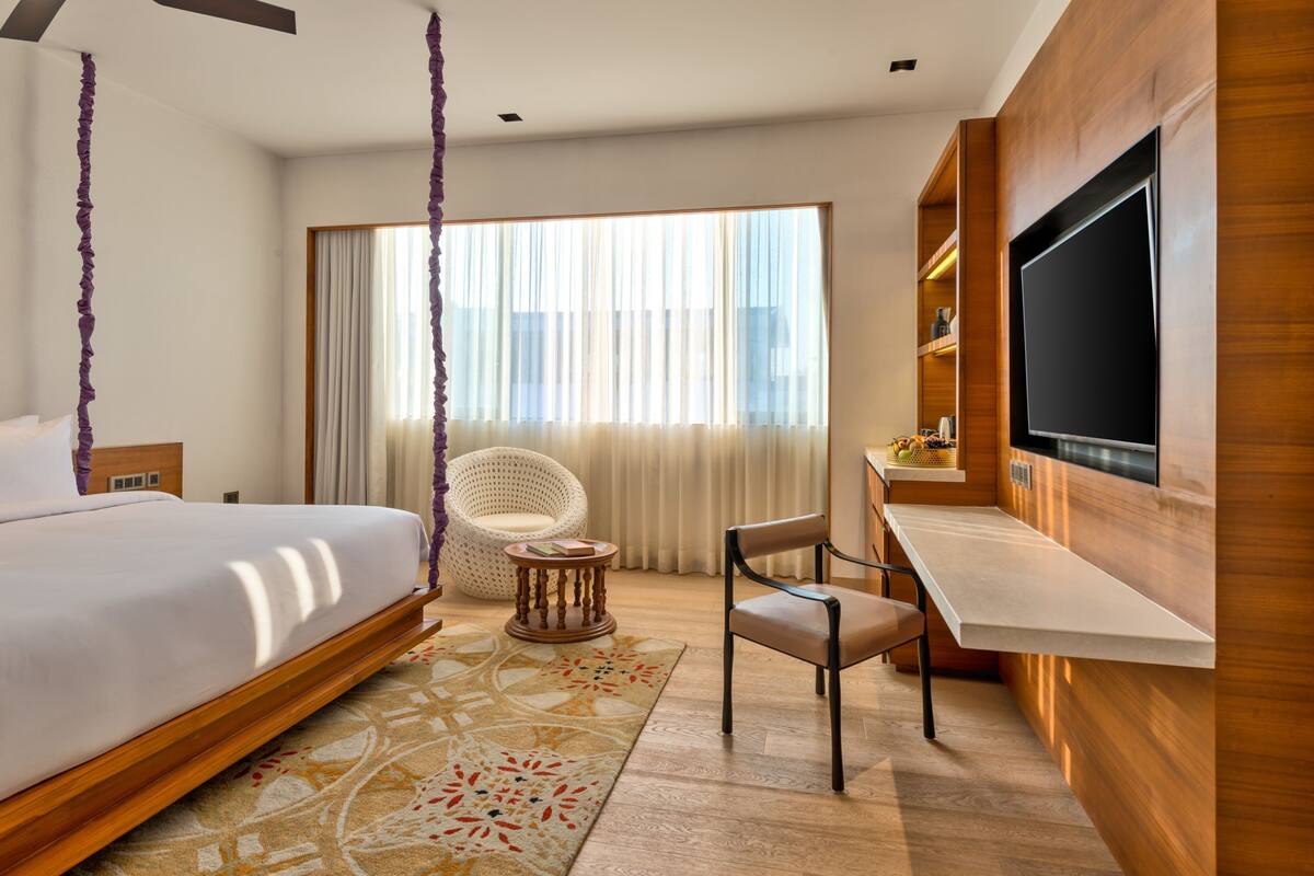 1 phòng ngủ, bộ đồ giường cao cấp, minibar, két bảo mật tại phòng