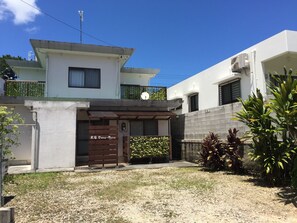 Façade de l’hébergement
