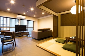 Superior-huoneisto | Oleskelualue | Taulutelevisio