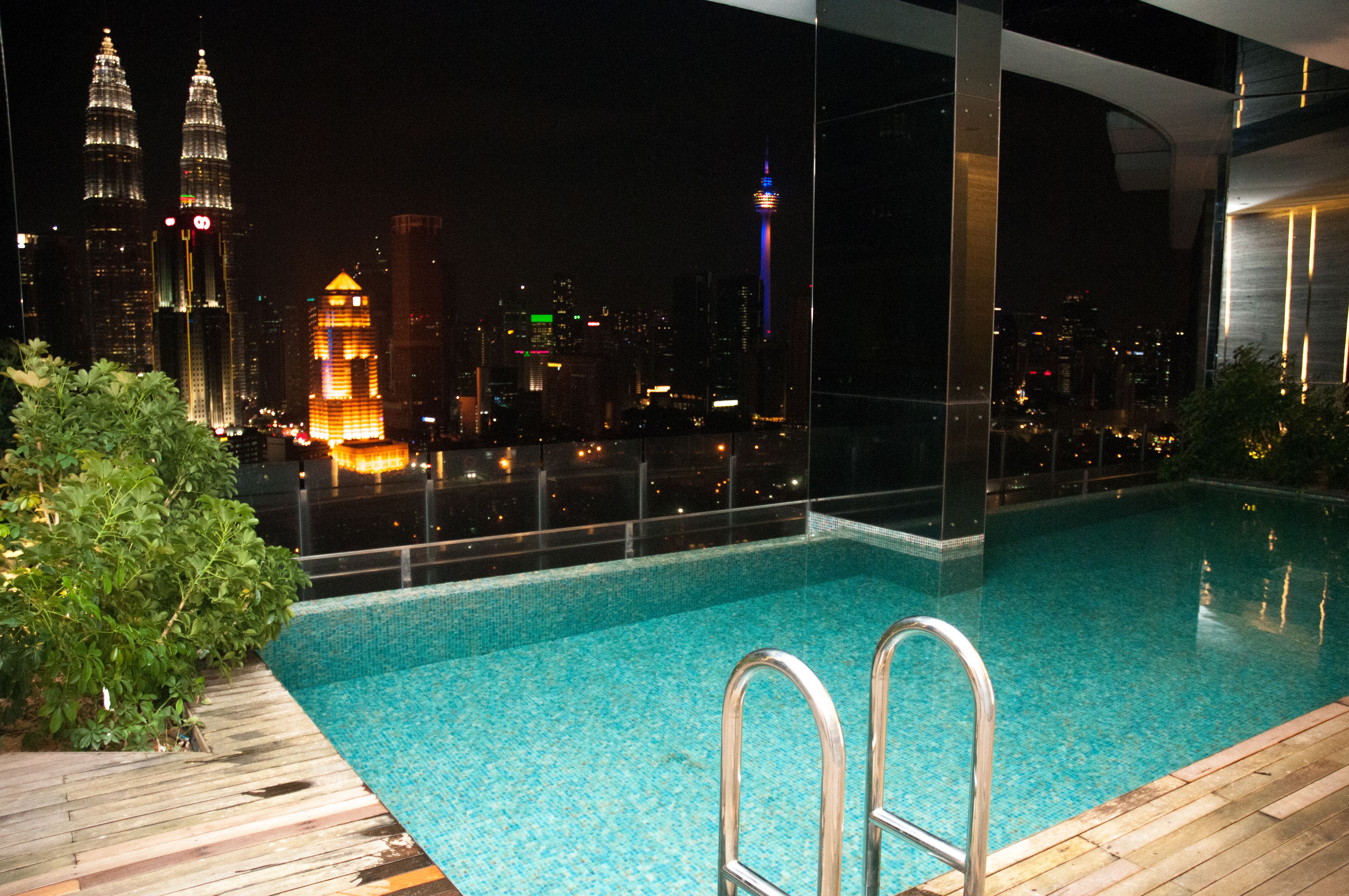 Indoor pool, outdoor pool