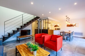 Interior - Modern Beach house with large terrace (Saint-Pierre-Quiberon)