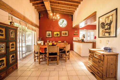 Country house with 2,500m of private garden and playground