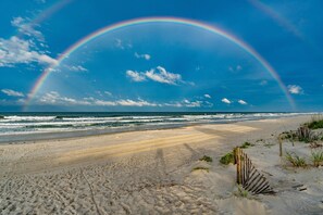 On the beach