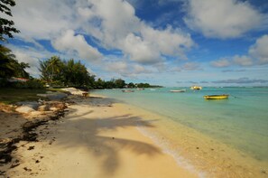 On the beach, white sand - Villa Caro's Beachfront (Trou aux Biches)