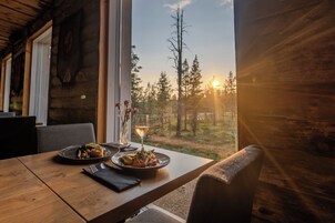 Breakfast, lunch, dinner served; local cuisine 