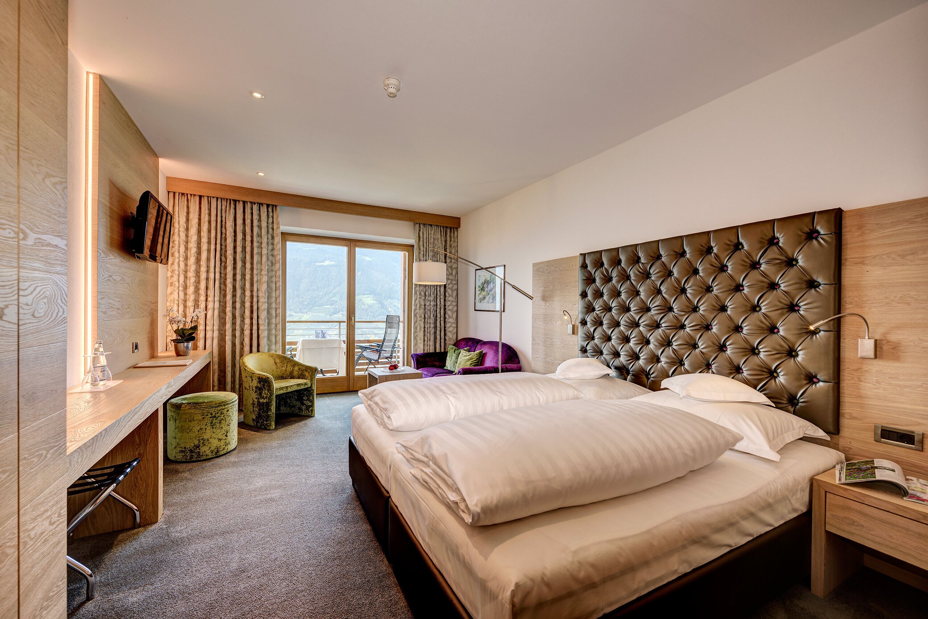 deluxe double room (with view) | premium bedding, in-room safe, desk, free wifi