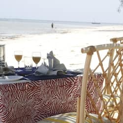 Accommodatie ligt op het strand