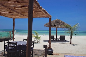 On the beach, sun loungers, beach umbrellas, scuba diving - Sofia Sea View (Pwani Mchangani)