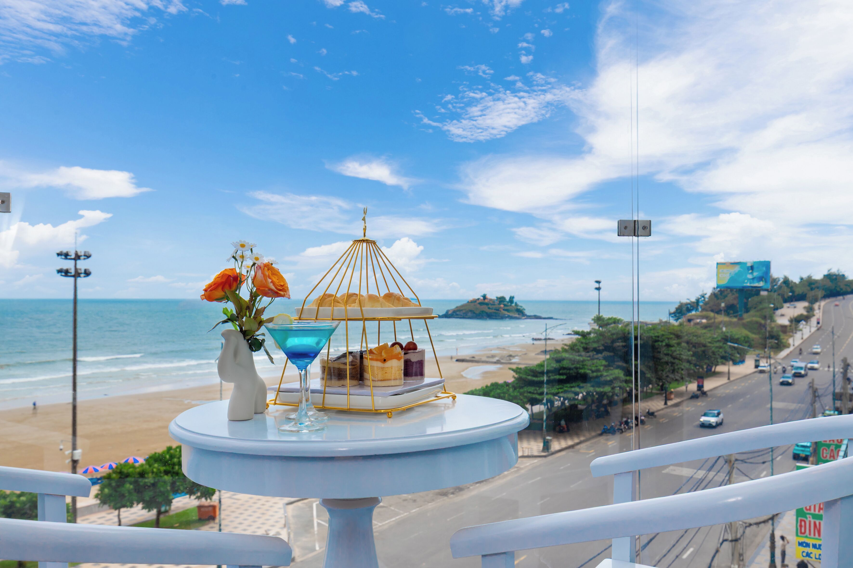Vista a la playa o al mar