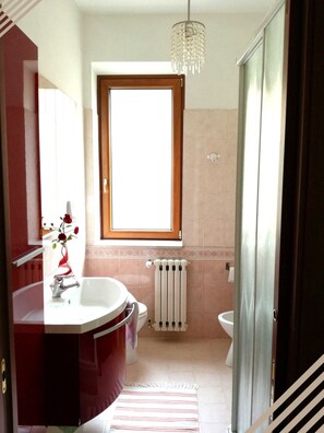 Deluxe Room, Private Bathroom | Bathroom | Shower, free toiletries, hair dryer, bidet
