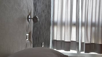 Iron/ironing board, free cots/infant beds, free WiFi, bed sheets