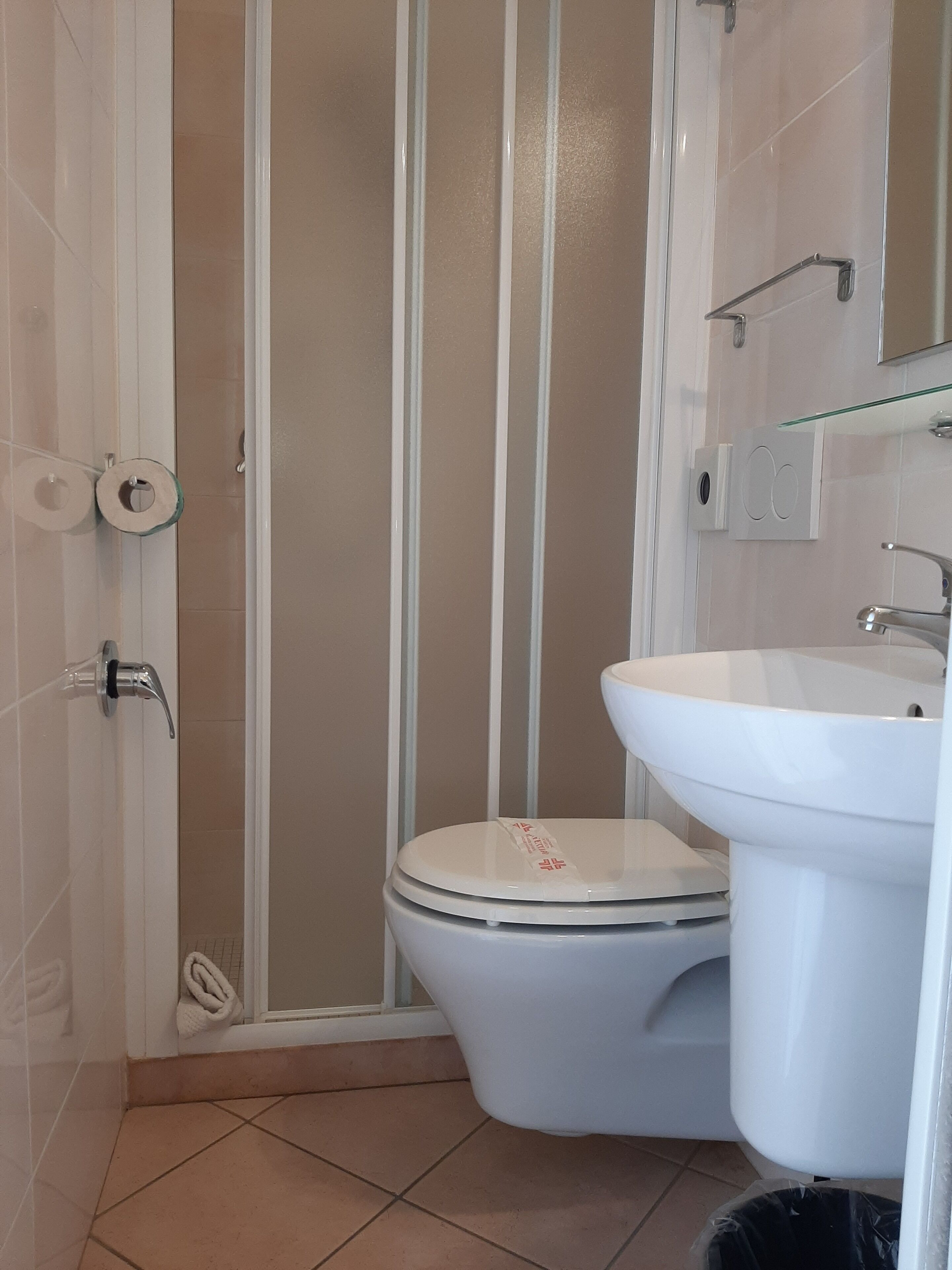 economy single room, balcony | bathroom | shower, free toiletries, hair dryer, towels