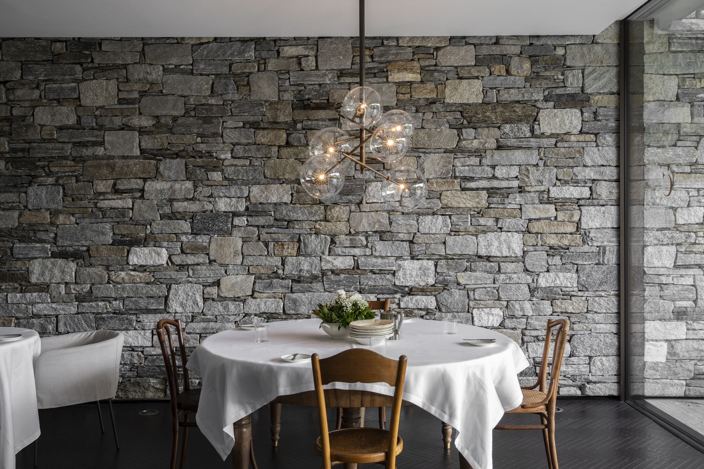 italian cuisine, garden views