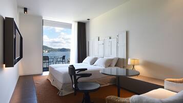 Deluxe-Doppel- oder -Zweibettzimmer, Balkon