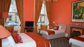 Family Room (Private Shower Room) | Egyptian cotton sheets, premium bedding, individually decorated