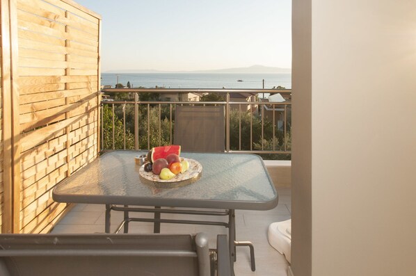 Chambre Double, vue mer | Balcon