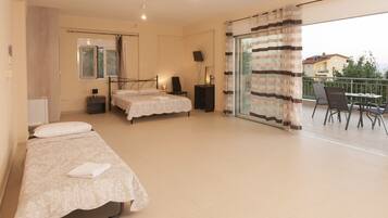 Triple Room | 1 bedroom, soundproofing, iron/ironing board, free WiFi