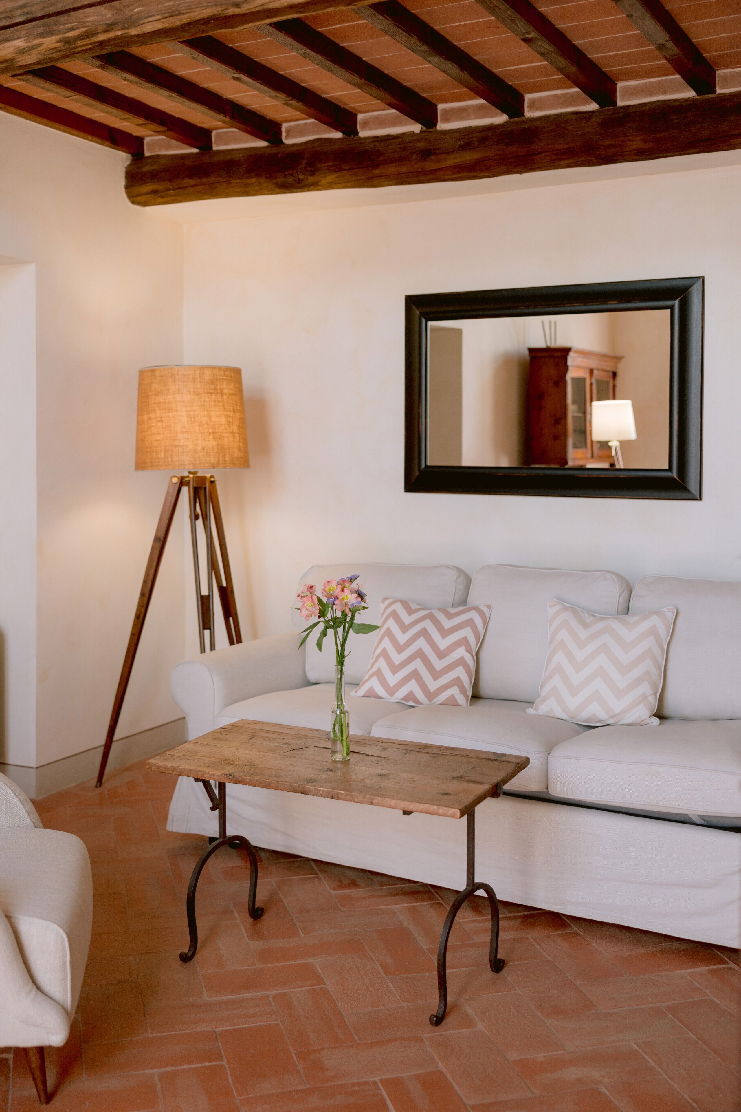 TV skrin rata, pendiangan 