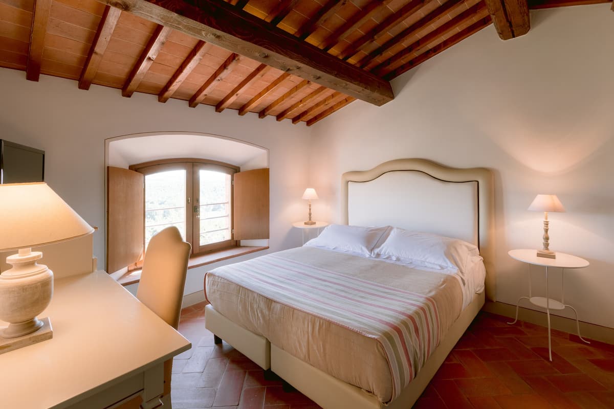 Habitación clásica con 1 cama matrimonial o 2 individuales (Maurino 3) | 1 habitación, ropa de cama de alta calidad, edredón y minibar