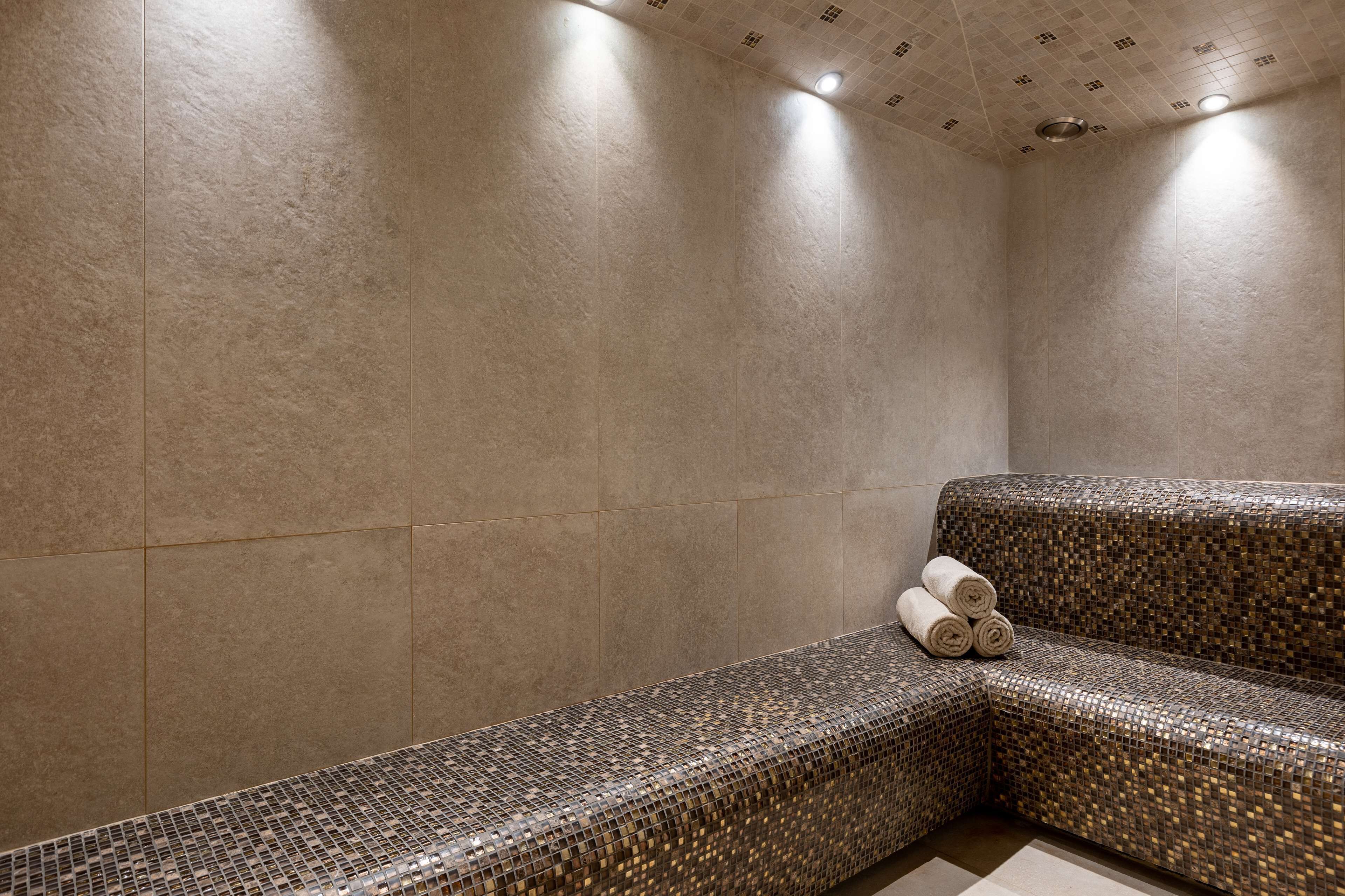 Sauna, hot tub, steam room