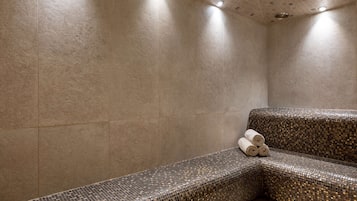Sauna, hot tub, steam room