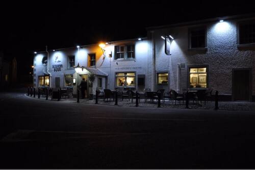 Front of property – evening/night